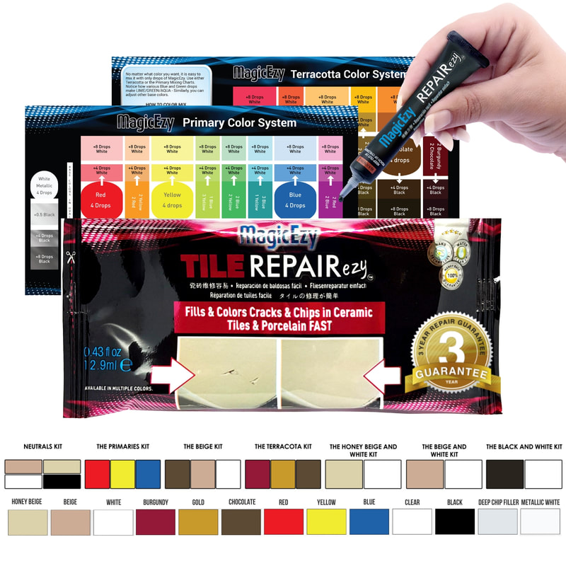 TF-50 DARK BROWN Tile-A-Fix Tile Touch Up Repair Glaze 